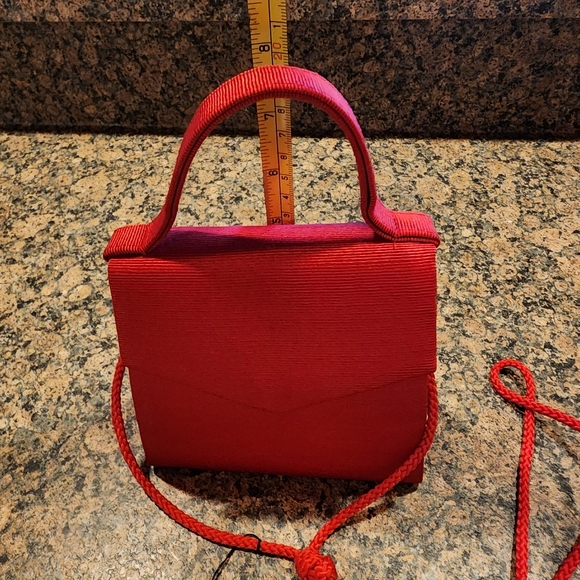 Y & S Original Red Trapeze Bag - Picture 3 of 5